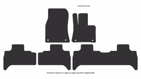 Килимки в салон BMW X5 E53 1996-2006 I покоління Crossover праве кермо - Фото 3