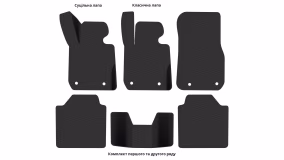 Килимки в салон BMW F34 3-Series Gran Turisma 2013-2019 VI покоління EU Liftback 5-ти дверна xDrive - Фото 3