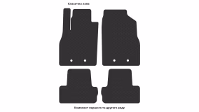 Килимки в салон Chevrolet Volt 2010-2015 I покоління Liftback 5-ти дверна - Фото 4