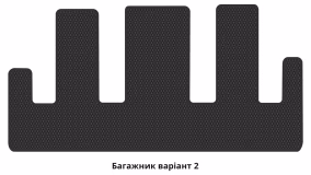 Килимки в салон Chrysler Grand Voyager 2001-2007 IV покоління EU Minivan 7-ми місна - Фото 2