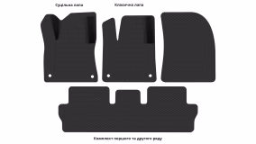 Килимки в салон Citroen C4 Picasso 2013-2018 II покоління EU Minivan 5-ти місна - Фото 4