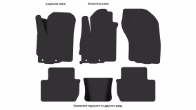 Килимки в салон Citroen C-Crosser 2007-2013 EU Crossover - Фото 4