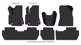 Килимки в салон Citroen Berlingo (B9) 2008-2018 II покоління EU Minivan 5-ти місна - Фото 5