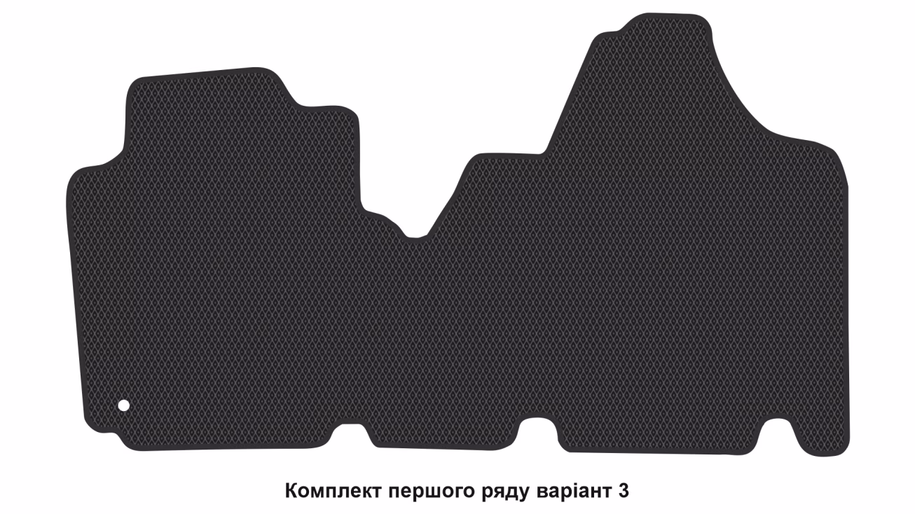Килимки в салон Citroen Jumpy 2007-2016 II покоління EU VAN 4-х дверна 8-ми місна - Фото 4