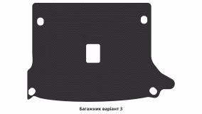 Килимки в салон Dacia Logan MCV 2008-2012 I покоління EU Universal рестайлінг 7-ми місна - Фото 3