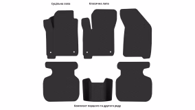 Килимки в салон Dodge Journey 2007-2021 I покоління EU Crossover 6-ти місна - Фото 6