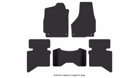Килимки в салон Dodge Ram 1500 2009-2018 IV покоління US Pickup 4-х дверна 5-ти місна Quad Cab - Фото 2
