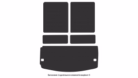 Килимки в салон Dodge Durango (WK2) 2014-… III покоління US Crossover рестайлінг 6-ти місна - Фото 6