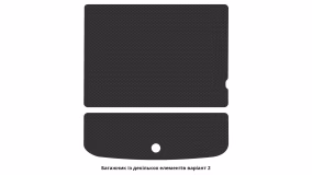 Килимки в салон Dodge Journey 2007-2021 I покоління Crossover 5-ти місна - Фото 2
