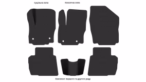 Килимки в салон Ford Mondeo 2010-2014 IV покоління EU Liftback рестайлінг - Фото 4
