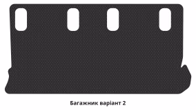 Килимки в салон Ford Galaxy (WGR) 2000-2006 I покоління EU Minivan рестайлінг 7-ми місна - Фото 2