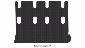 Килимки в салон Ford Galaxy (WGR) 2000-2006 I покоління EU Minivan рестайлінг 7-ми місна - Фото 3