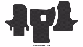 Interior mats for the Ford Transit 1986-1994 IV generation EU VAN pre-restyling - Фото 2