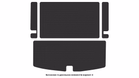 Interior mats for the Ford Explorer 2019-… VI generation US Crossover 7-seater - Фото 2