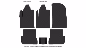 Килимки в салон Ford Fiesta (Mk6) 2002-2008 V покоління EU Hatchback 5-ти дверна - Фото 5