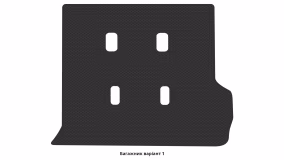 Interior mats for the Ford Expedition (UN93) 1996-2002 I generation EU Crossover - Фото 2