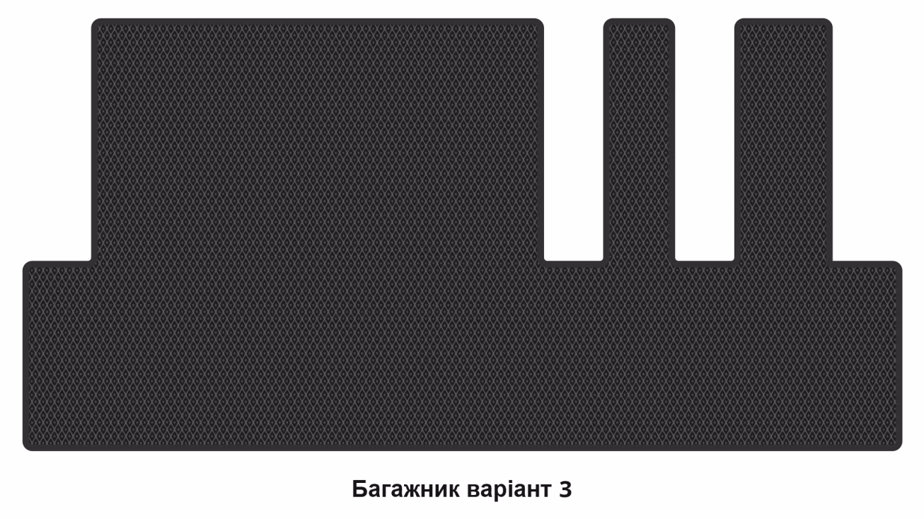 Килимки в салон Ford Tourneo Custom 2023-… II покоління EU VAN 5-ти дверна 8-ми місна - Фото 7