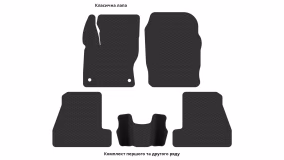 Interior mats for the Ford Focus (C346) 2011-2018 III generation EU Hatchback Electro - Фото 4