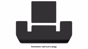 Interior mats for the Ford Explorer 2019-… VI generation US Crossover 6-seater - Фото 3