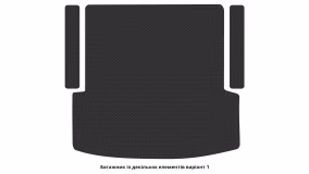 Interior mats for the Ford Explorer 2019-… VI generation US Crossover 6-seater - Фото 4