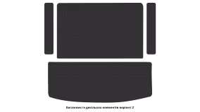 Interior mats for the Ford Explorer 2019-… VI generation US Crossover 6-seater - Фото 5
