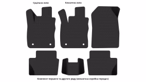 Килимки в салон Ford Fiesta (Mk7) 2008-2017 VI покоління EU Hatchback 5-ти дверна - Фото 5