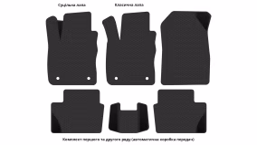 Килимки в салон Ford Fiesta (Mk7) 2008-2017 VI покоління EU Hatchback 5-ти дверна - Фото 6