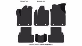 Interior mats for the Ford Transit Connect (V227) 2002-2013 I generation EU Minivan - Фото 5
