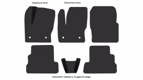 Interior mats for the Ford Escape 2016-2019 III generation US Crossover restyling - Фото 3