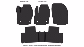 Килимки в салон Ford S-Max 2006-2015 I покоління EU Minivan 7-ми місна - Фото 7
