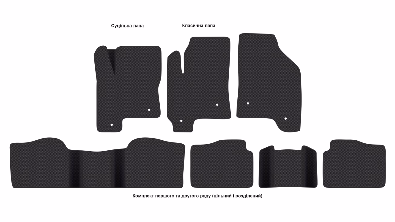 Килимки в салон Geely Emgrand 7 (EC7-EV) 2013-2021 I покоління EU Sedan Electro - Фото 2