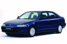 Килимки в салон Honda Civic 1991-1995 V покоління EU Sedan