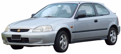 Килимки в салон Honda Civic 1995-2000 VI покоління JP Hatchback 3-х дверна