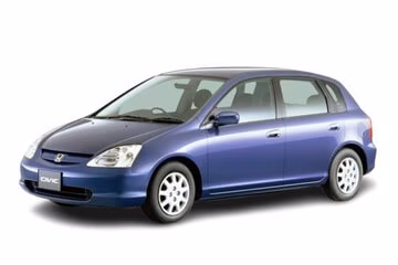 Килимки в салон Honda Civic 2000-2005 VII покоління EU Hatchback 5-ти дверна