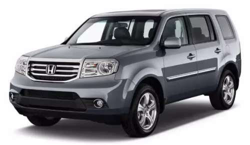 Килимки в салон Honda Pilot 2008-2015 II покоління US Crossover 7-ми місна