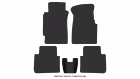 Interior mats for the Honda Civic 1991-1995 V generation US Coupe - Фото 2