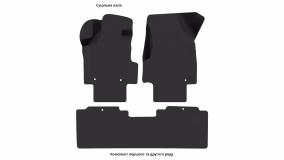 Килимки в салон Honda Ridgeline (YK1) 2006-2014 I покоління US Pickup 4-х дверна Crew Cab - Фото 2
