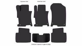 Interior mats for the Honda Accord 2008-2015 VIII generation US Universal - Фото 3
