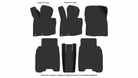 Килимки в салон Honda Civic (FK) 2005-2012 VIII покоління EU Hatchback 5-ти дверна - Фото 4