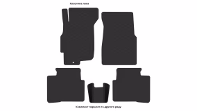 Interior mats for the Honda Civic 1995-2000 VI generation JP Hatchback 3-door - Фото 3