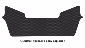 Килимки в салон Honda Pilot 2018-2022 III покоління US Crossover рестайлінг 8-ми місна - Фото 5