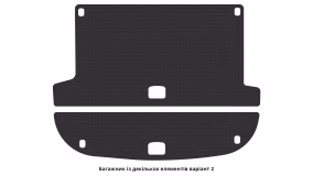Килимки в салон Hyundai Santa Fe (CM) 2006-2010 II покоління EU Crossover до рестайлінг 5-ти місна - Фото 2