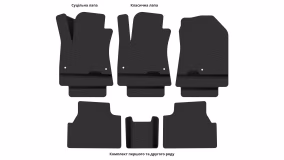 Килимки в салон Hyundai Encino EV 2017-2023 I покоління CN Crossover Electro - Фото 3