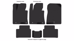 Килимки в салон Hyundai i30 (GD) 2012-2016 II покоління EU Hatchback 5-ти дверна - Фото 5