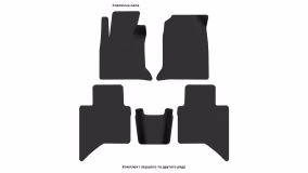 Килимки в салон Isuzu D-Max (RG) 2019-… III покоління EU Pickup 4-х дверна - Фото 2