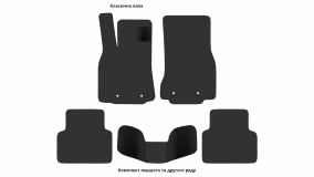 Килимки в салон Jaguar XF (X250) 2007-2015 I покоління EU Sedan AWD - Фото 2