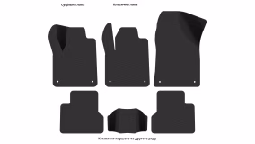 Килимки в салон Jeep Cherokee (KL) 2013-2018 V покоління US Crossover до рестайлінг - Фото 4