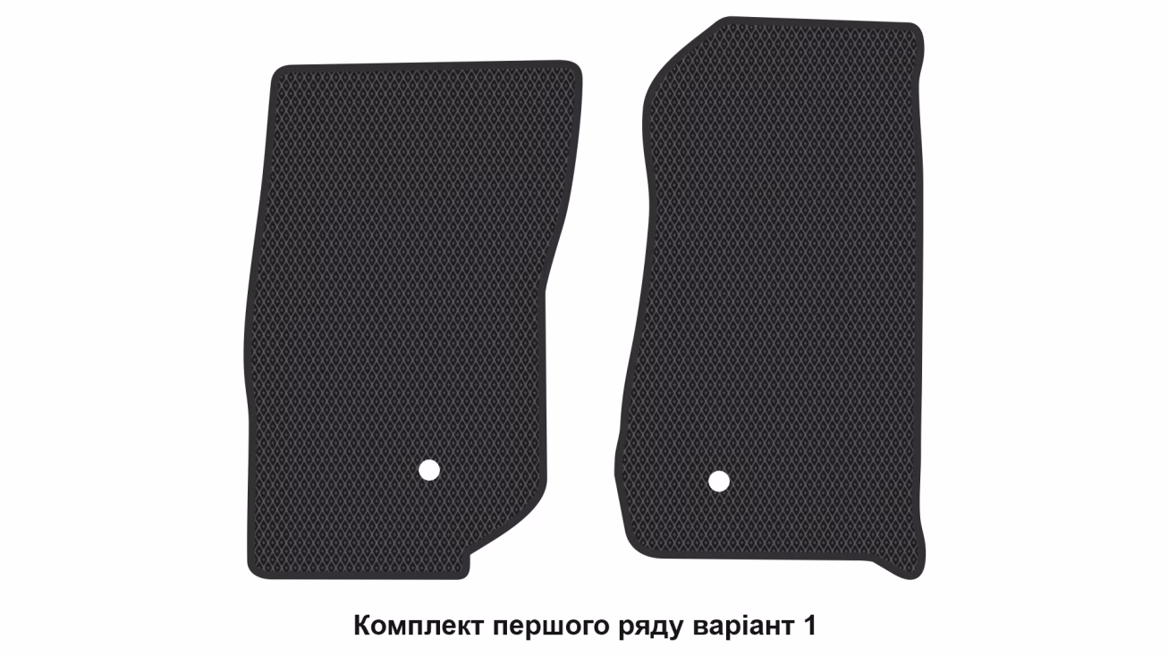 Килимки в салон Jeep Wrangler (JK) 2007-2018 III покоління US Crossover 3-х дверна - Фото 2