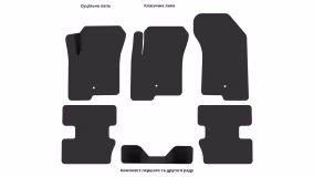 Interior mats for the Jeep Compass 2006-2011 I generation US Crossover pre-restyling - Фото 3