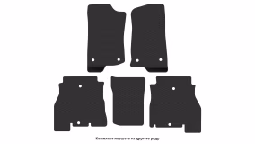 Килимки в салон Jeep Wrangler Rubicon Unlimited (JL) 2017-… IV покоління US Crossover 5-ти дверна - Фото 3
